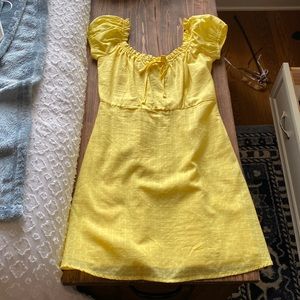Yellow Copper Key Dress Size XS